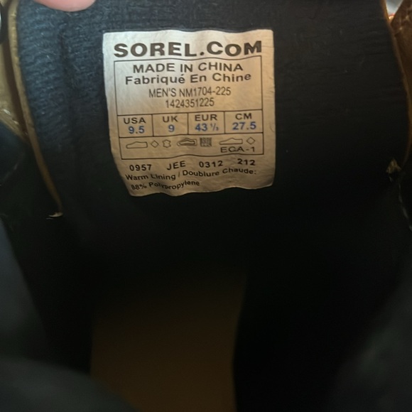 SOREL - Men's Cheyanne II Waterproof Insulated Winter Boot size 9.5 - Picture 5 of 7